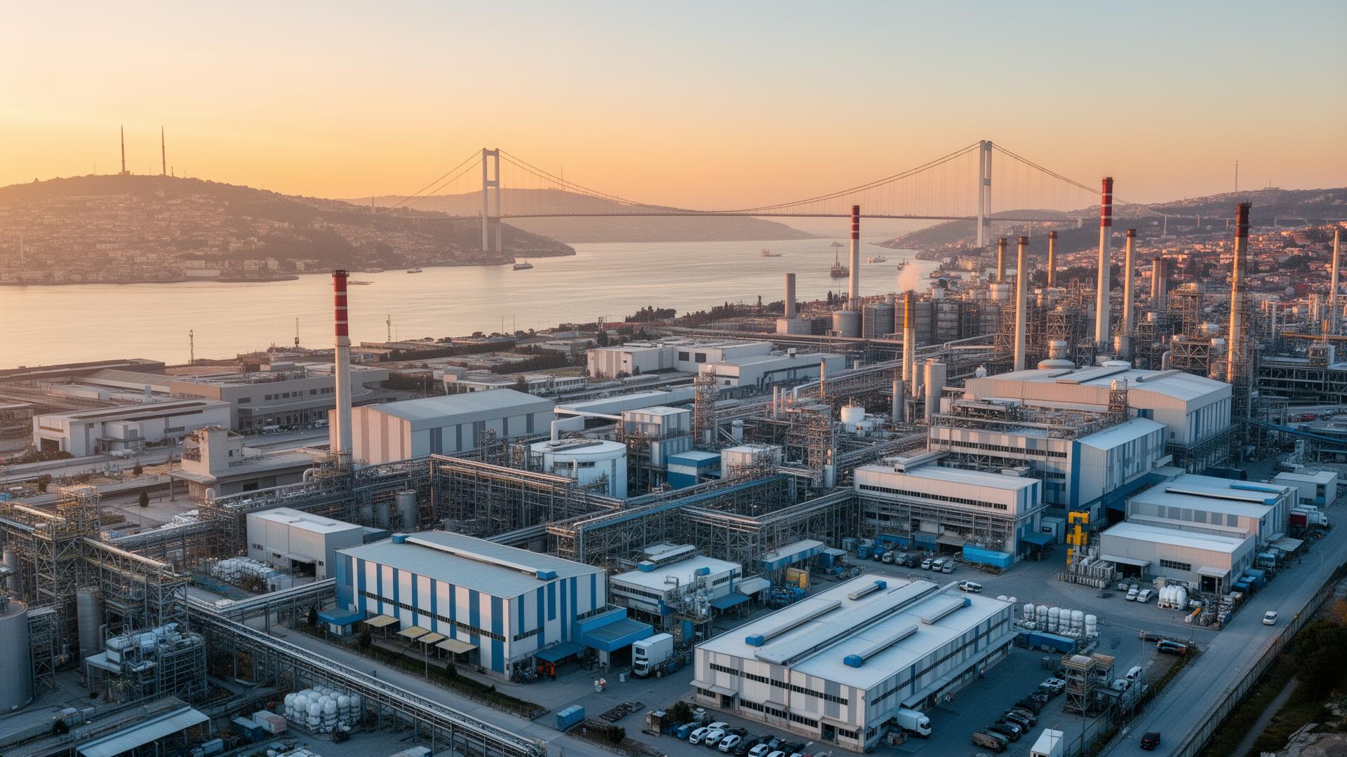 Illustrative industrial landscape used for the CATHOMAX Türkiye project